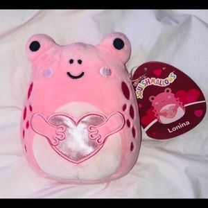 Squishmallows Frog Lonina Valentines